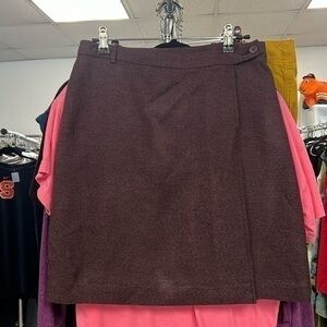 Dark Merlot HENNES size 8 skirt wrap style